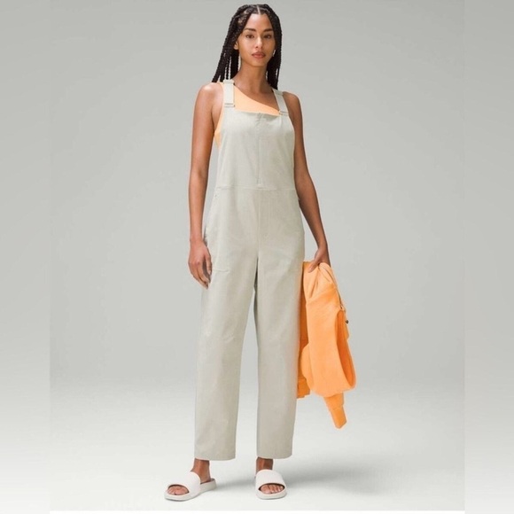Lululemon WovenAir Overalls in Raw Linen - Picture 11 of 11